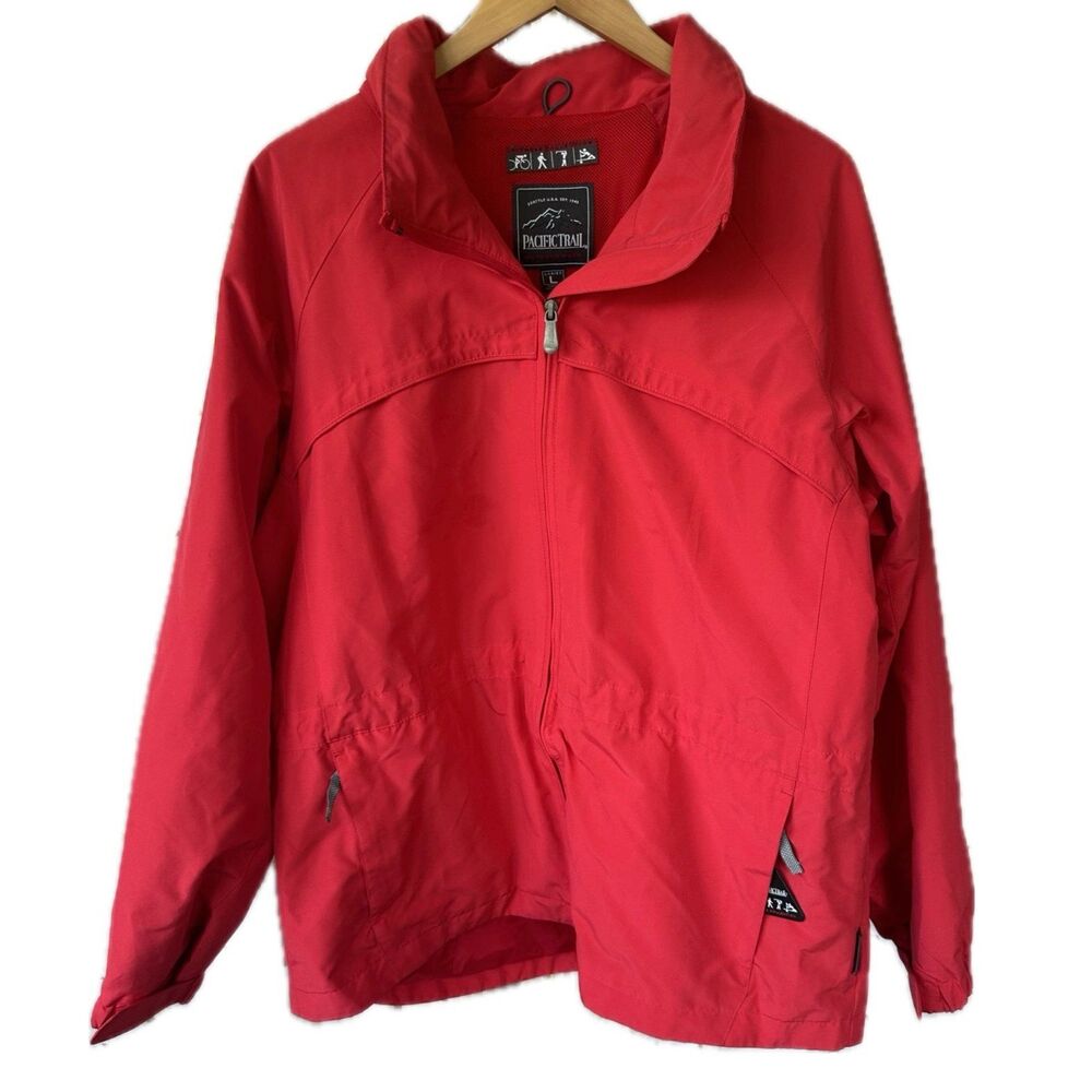 Pacific Trail Outdoor Women's Waterproof Packable Hoodie Windbreaker Rain Jacket